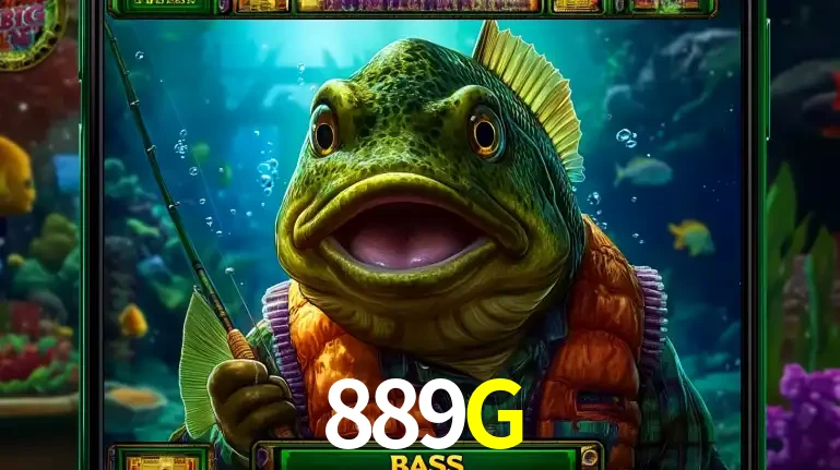 Personagem de peixe pescador do popular jogo de slot com tema de pescaria, uma das emocionantes opções de caça-níqueis para jogar e ganhar no cassino 889G.